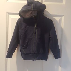 Boys L.L. Bean original fleece lined zip up hoodie
